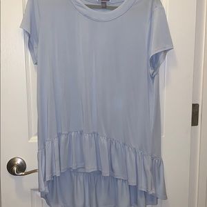 Light blue top